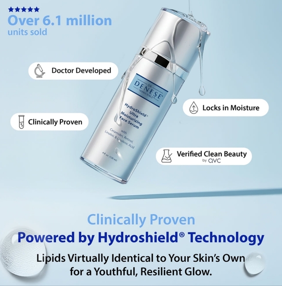 Large HydroShield Ultra Moisturizing Face Serum Dr. Denese - Large Size 4oz NIB - Picture 2 of 13